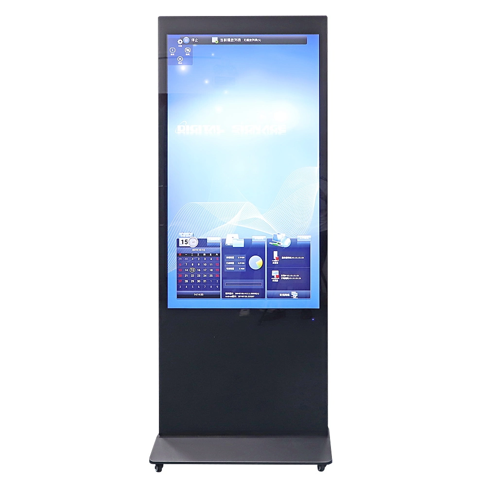 10.1~10 Inch Wall Mounted Advertising Player Floor Standing Ad Player Network WiFi Video HD LCD Video Display Media Qled Screen Digital Signage Player